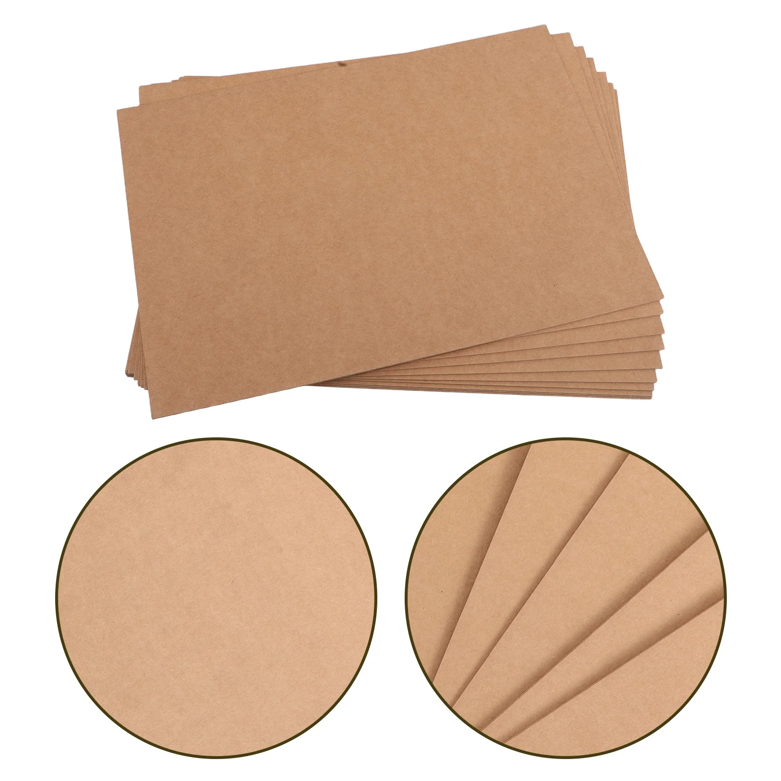 

10Pcs Book Binding Board Kraft Paper Covers Vintage 1.5mm Thick Cardboard Sheets for Scrapbooking Album Making Craft Supplies