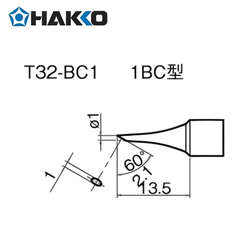 Hakko T32-BC1 Soldering Iron Tip Original Made-in-Japan for FX8901 FX890 Soldering Station Iron Tool