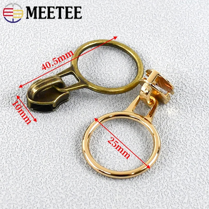 10-30 قطعة ميتي 5 #   حلقة النايلون سستة المنزلق حقيبة الملابس السحابة إكسسوارات الأجهزة الخياطة الملابس البريدي مجتذب رئيس طقم تصليح