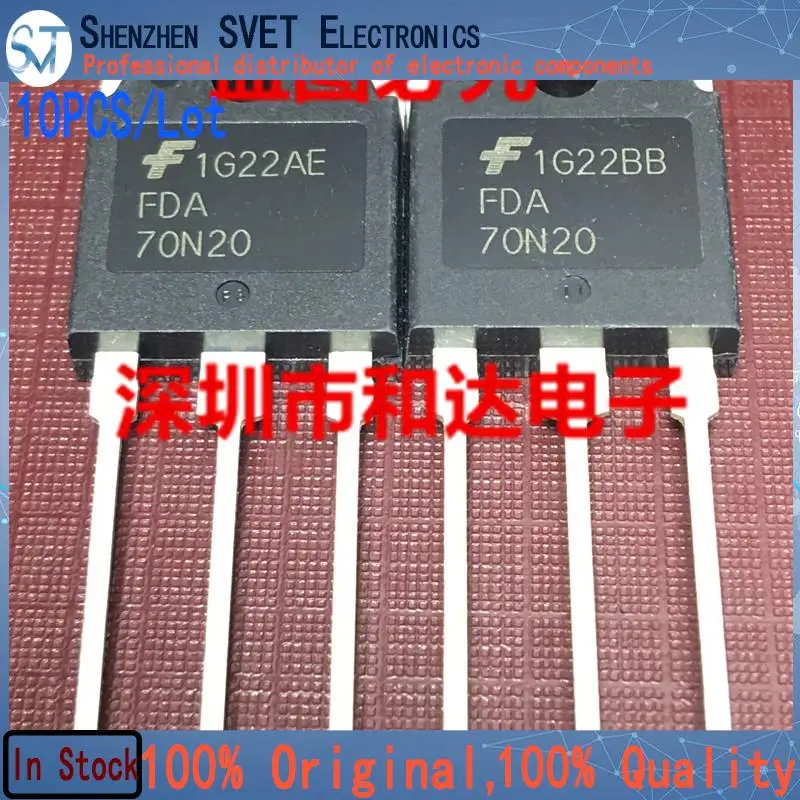 

10PCS/Lot FDA70N20 TO-3P 70A 200V Import Original And In Stock