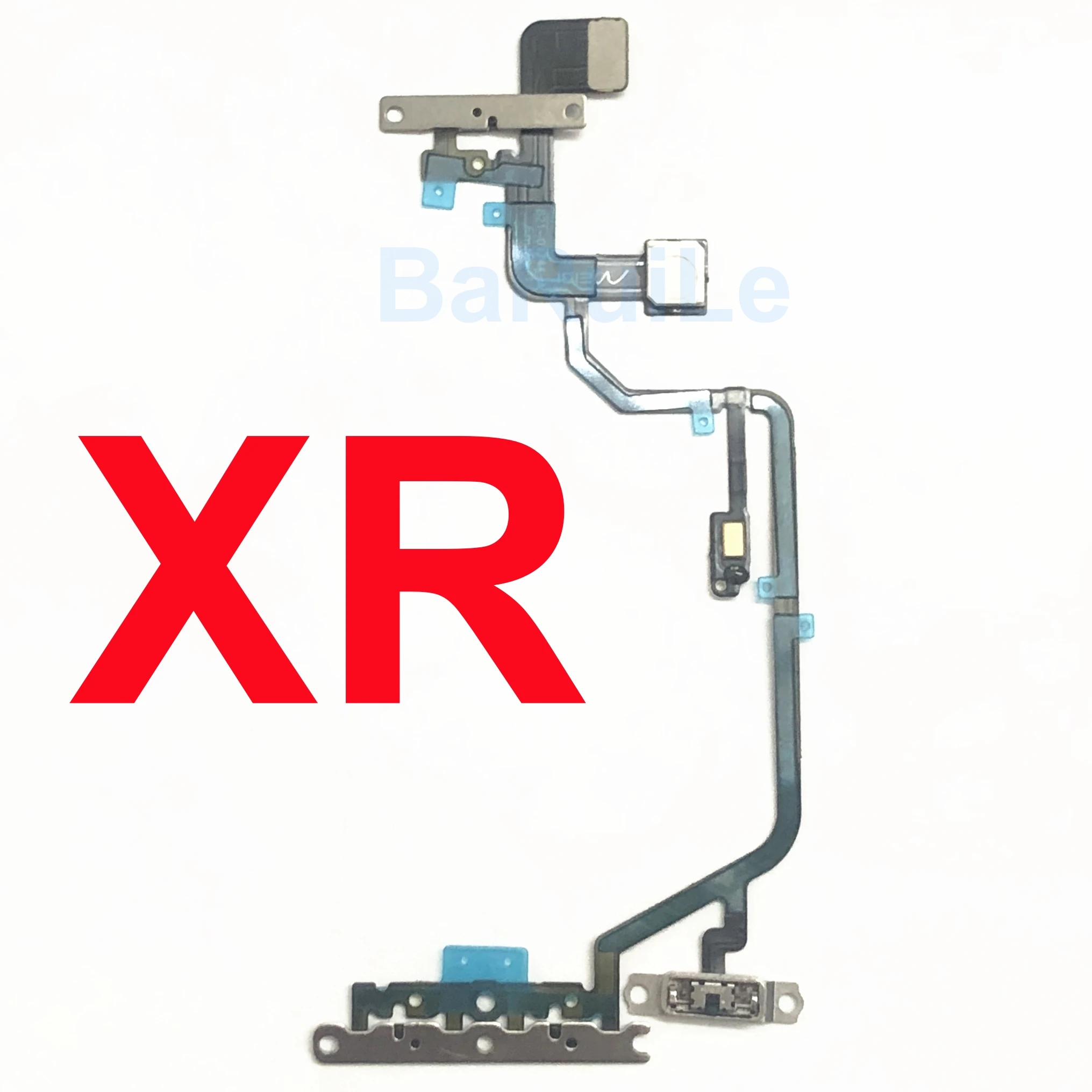 BaRuiLe 2pcs Power Flex Cable for iPhone 5S 6 6S Plus 7 8 X XS Max XR Volume Button Mute Switch Repair Parts