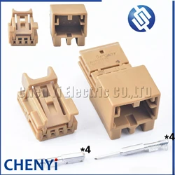 4 Pin car rearview mirror adjusting door background light plug connector 8K0 973 754 A 8K0 972 994 A 8K0973754A 8K0972994A