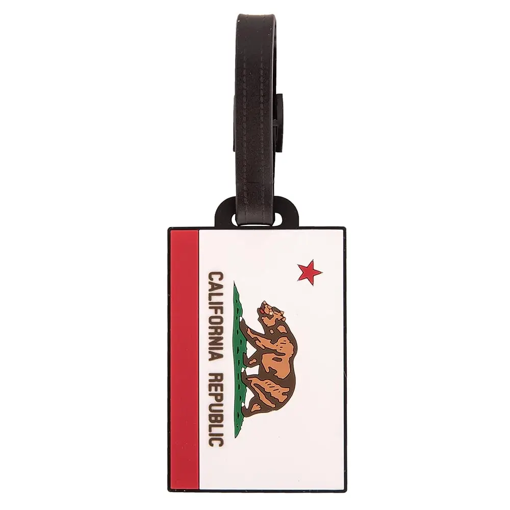 

Багажная бирка Государственного управления Калифорнии – официальная идентификационная бирка для чемоданов, сумок и ручной клади (ПВХ-бирка для багажа - дизайн А)