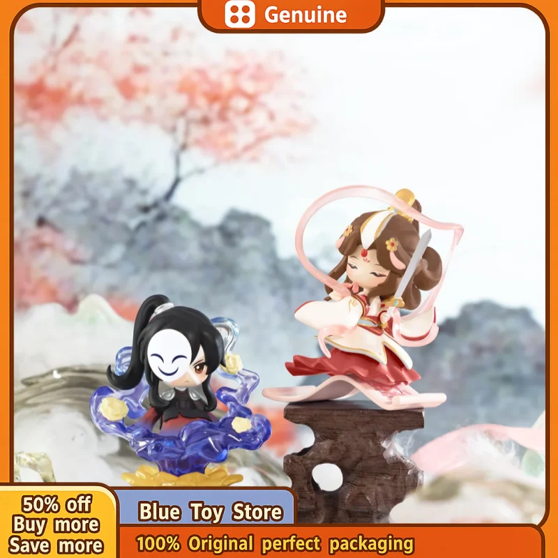 

Оригинальная анимация Heaven Official's Blessing Danqing Fenghua Series, слепая коробка, модное милое украшение в картонной упаковке, аниме-фигурка, подарок