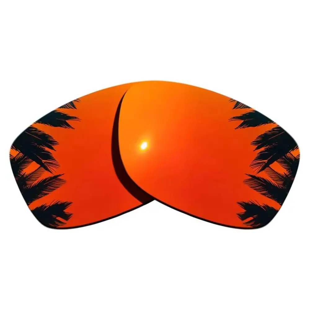 Orange Red Mirrored Polarized Replacement Lenses for Oakley Jupiter Squared Sunglasses Frame 100% UVA & UVB