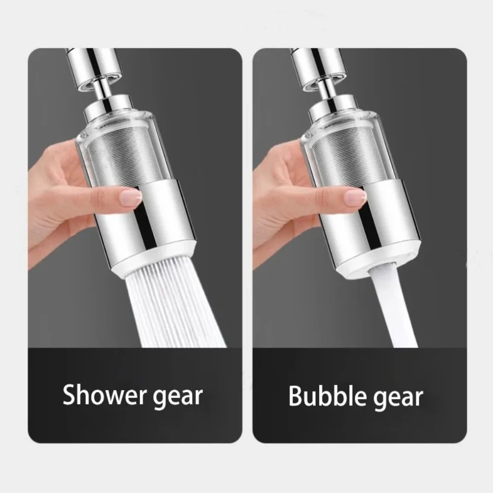 ABS and 316 Stainless Steel Faucet Filter Water Purifier with 360 Degree Rotation for Standard Kitchen Faucets