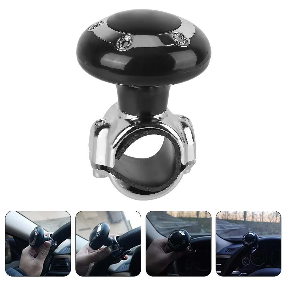 

Universal Steering Wheel Booster Spinner Knob Rotating Steering Wheel Spinner Knob Car Turning Steering Wheel Ball Handle with