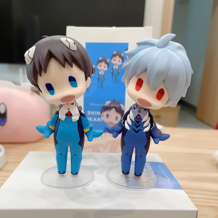 

HELLO! GOOD SMILE EVA Kaoru/Sadatsugu GSC Collectible Model Kawaii Action Figure Battle Dress Style Desk Decorations Gift Toys