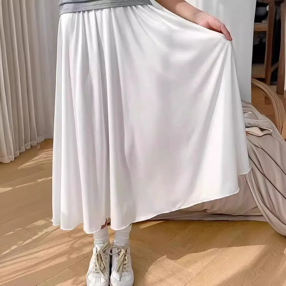 Hanfu underskirt anti glare horse face skirt inner lining versatile base skirt