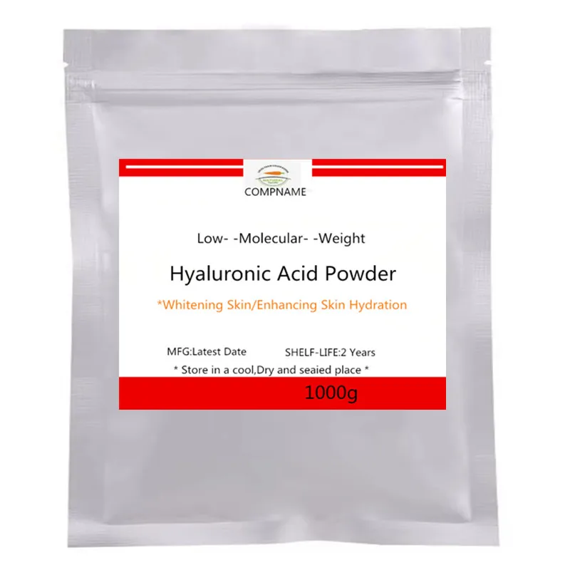 Hot selling Best 99% Low Molecular Weight Hyaluronic Acid Powder For Skin Free Shipping