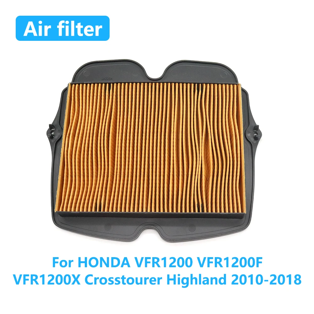 

Motorcycle High Flow Air Filter For HONDA VFR1200 VFR1200F VFR1200X Crosstourer Highland 2010-2018 Intake Cleaner Accessories
