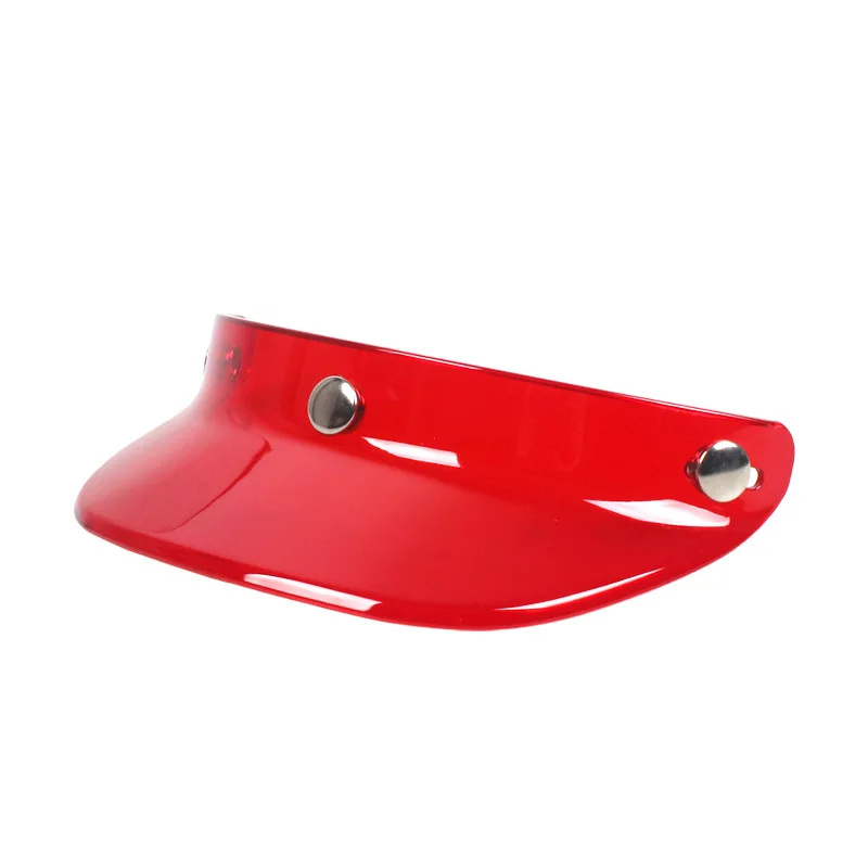 3-Druckknopf-Visier für Jet-Helme, Universelles Zubehör für Kleine Motorrad- und Rollerhelme – Detail 8