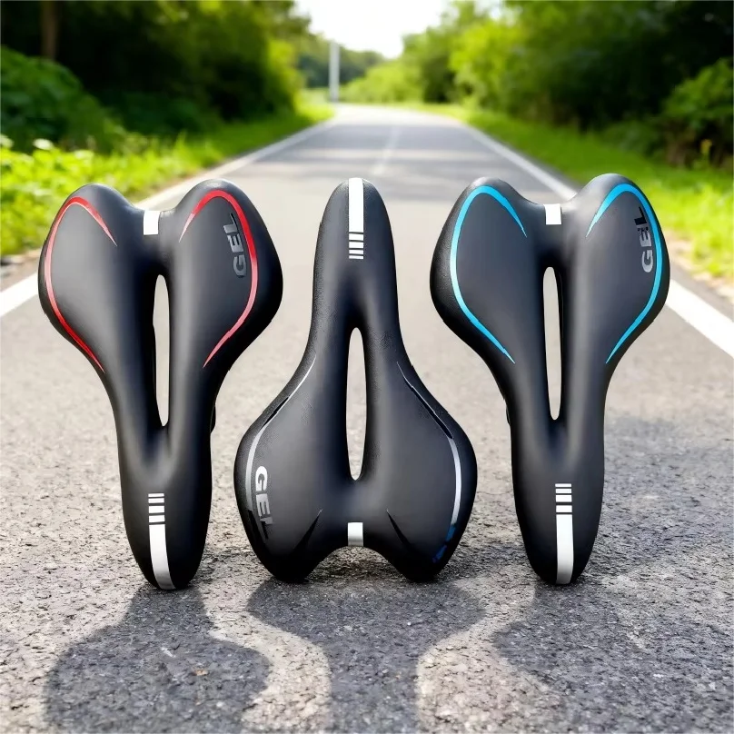 Mountain Biking Experience - Shockproof Comfort PU Leather Bicycle Saddle