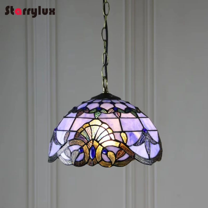 Modern Minimalist Glass Baroque Chandelier European Luxury Living Room Hallway Pendant Light