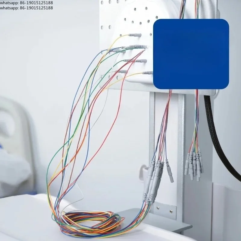 EEG & EMG Extension Cable - Disc Electrode Conversion Wire with Male/Female Connectors for Universal Interface Plug