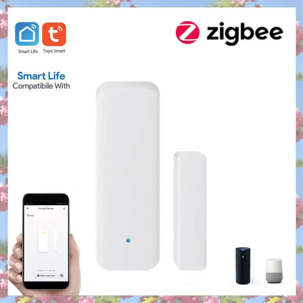 L72A-TUYA Zigbee 3.0 สมาร์ทเซ็นเซอร์ประตูหน้าต่าง Zigbee 3.0 การเชื่อมต่อไร้สายมัลติฟังก์ชั่นสําหรับสมาร์ท Echo Hub Smartlife App