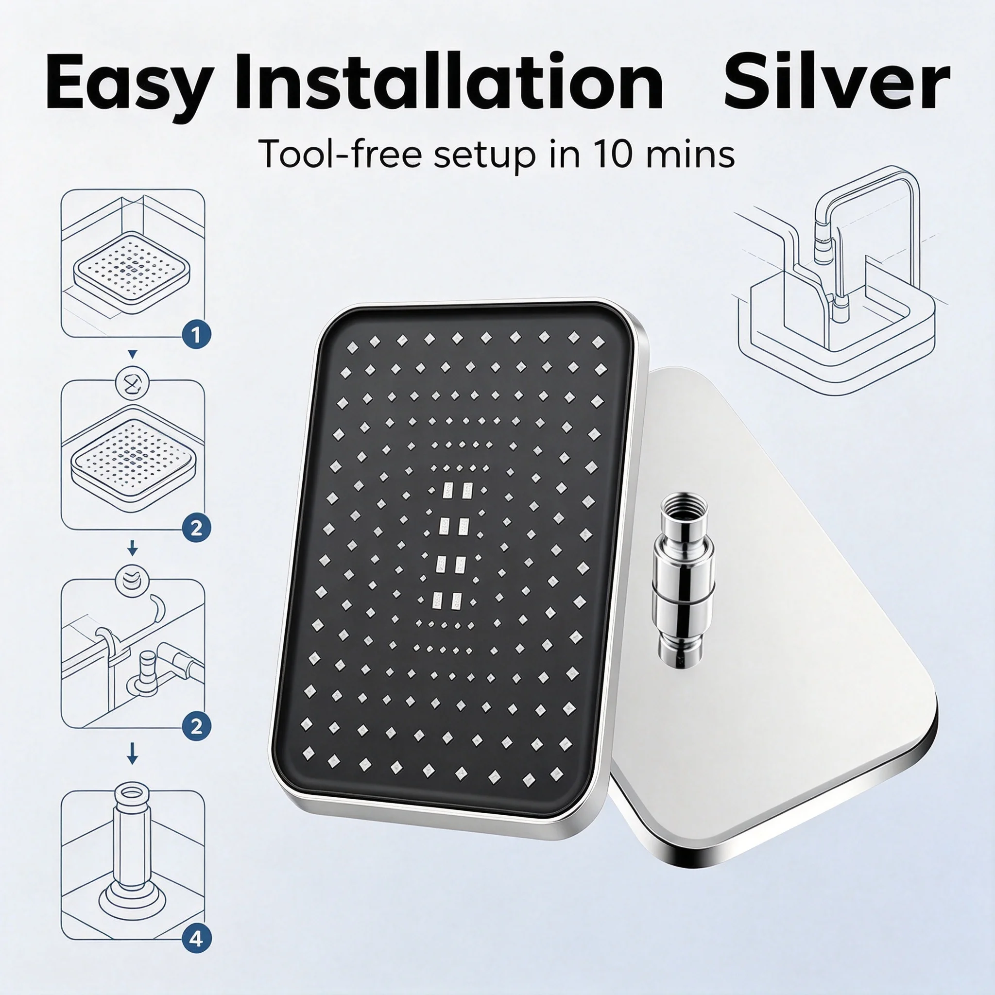 Thumbnail 4 - #5 Cheap Rainfall Shower Systems Worth Buying