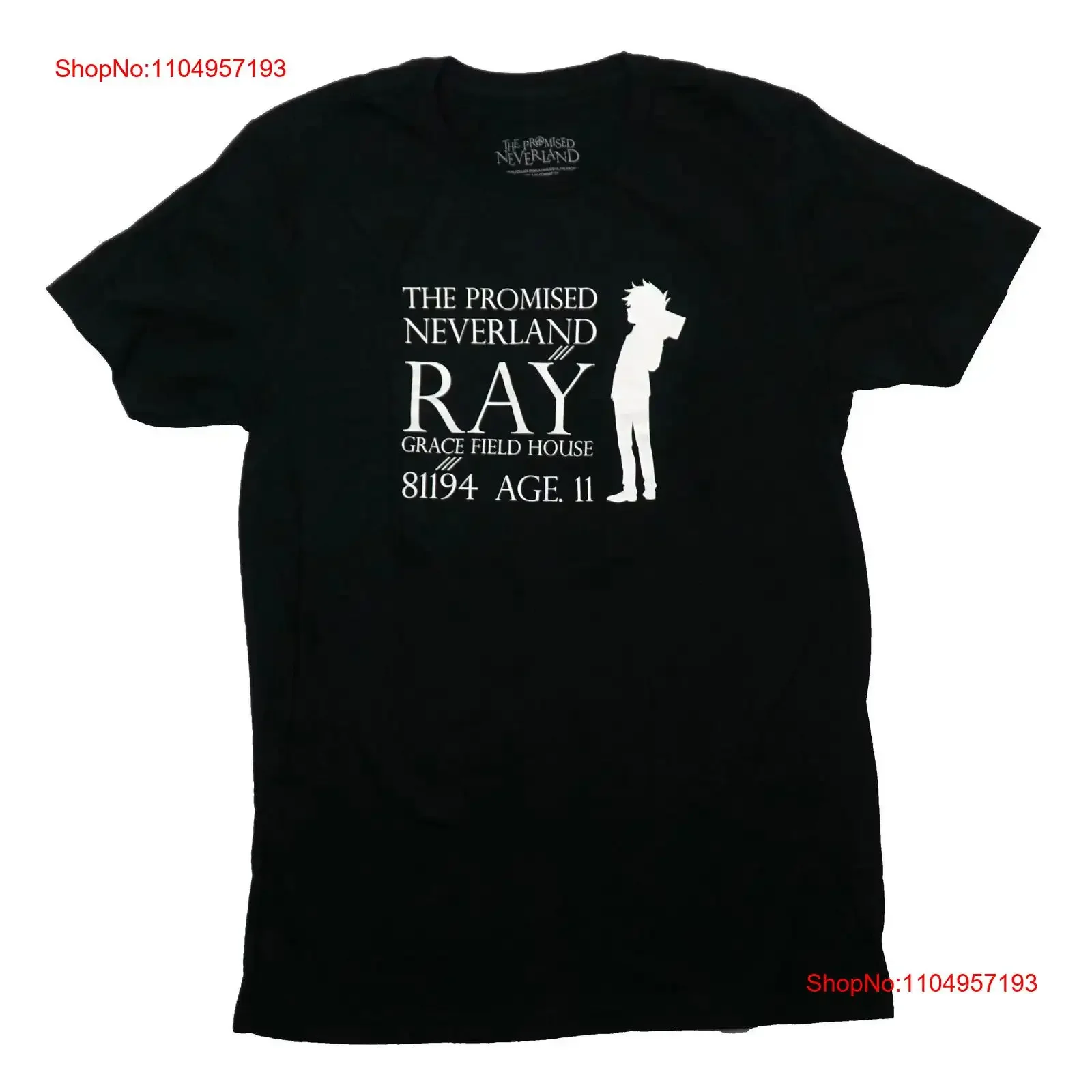 

The Promised Neverland New Adult T Shirt Ray Grace Field House vintage Washed Stretched streetwear Unisex Casual Breathable