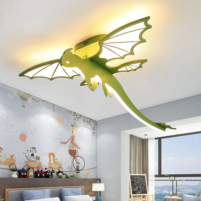 Imagem -03 - Lâmpada de Teto Led para Crianças Lâmpada Dinossauro para Quarto Novo 2023