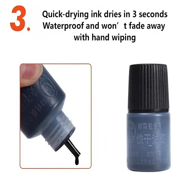 D4 Rolling Date Coder Office Seal Adjustable Years/Month/Day With Quick-drying Ink Clear Printing Bold Solid Or Dotted Line Font