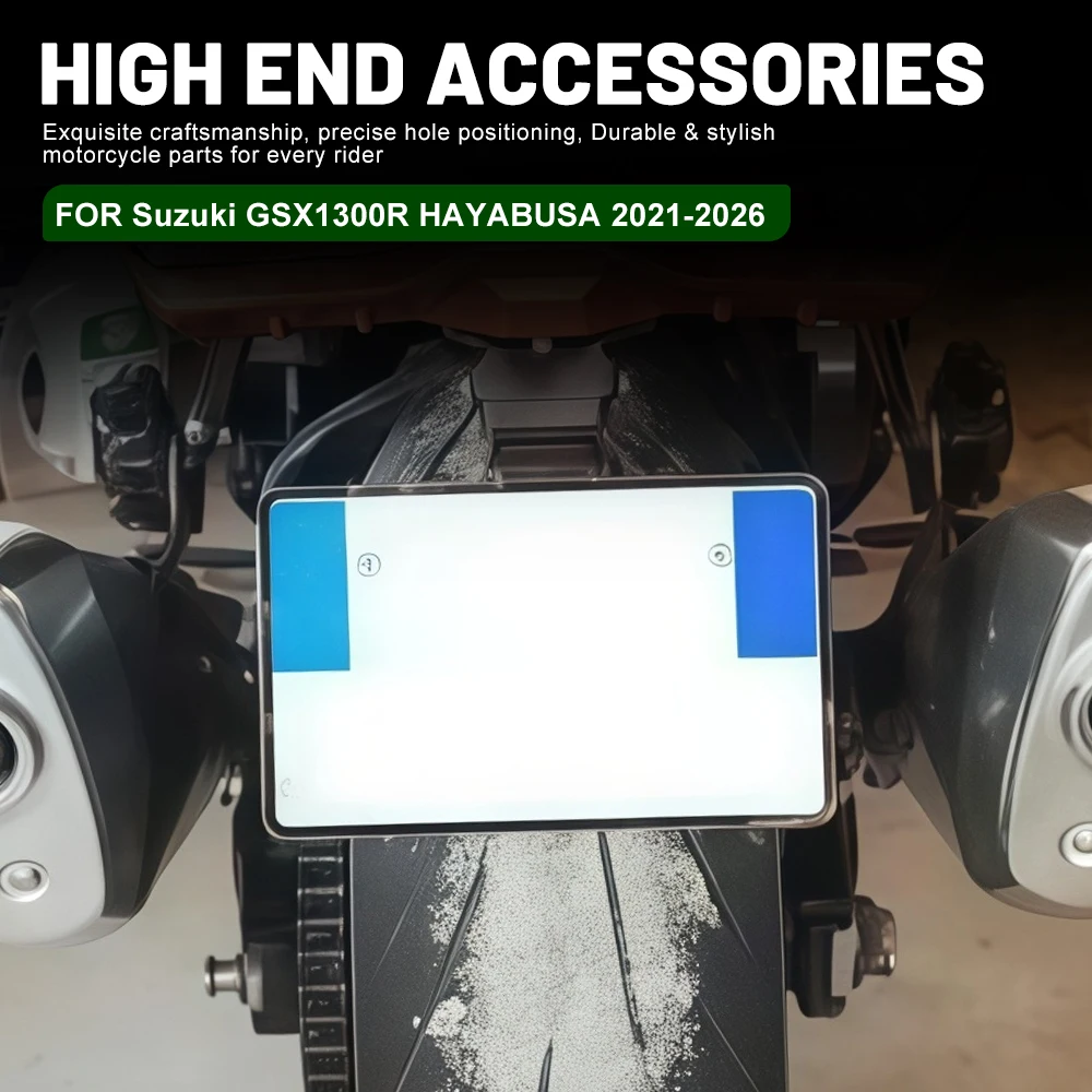 License Plate Holder Rear Foldable Tail Tidy Fender Eliminator Kit For SUZUKI GSX1300R HAYABUSA 2021-2026 GSX 1300R 2021-2024