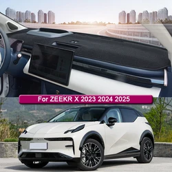 Car Styling Fit For ZEEKR X 2023 2024 2025 Car Dashboard Protective Mat Shade Cushion Pad Rose Carpet Mat Cover Auto Accessories