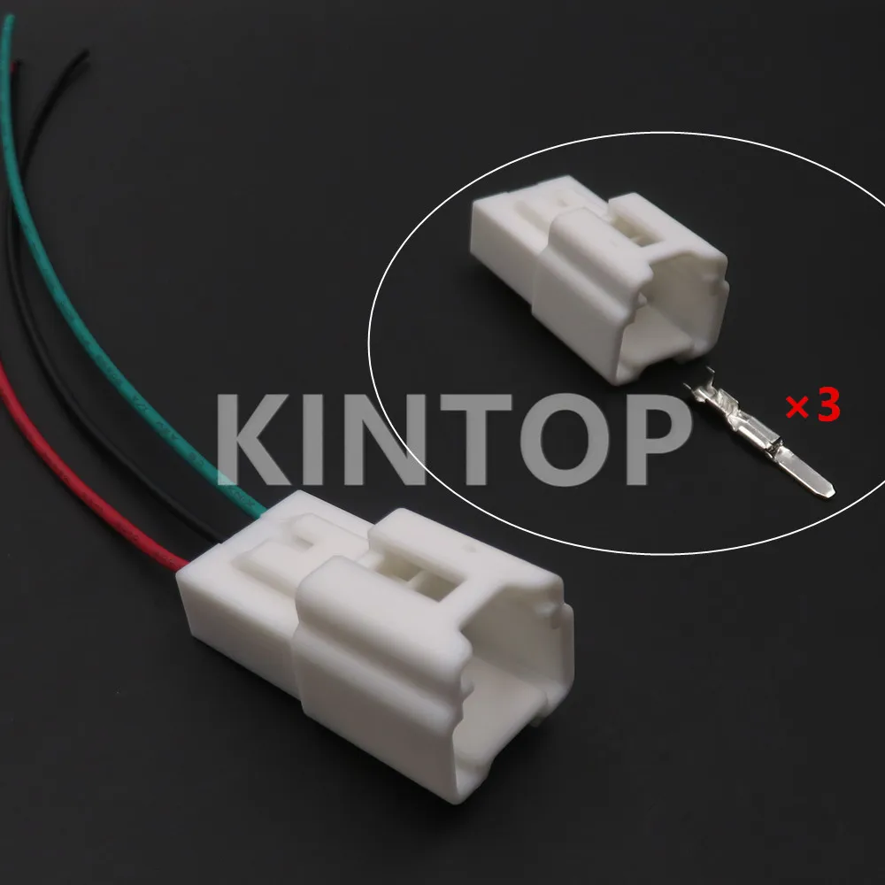 1 Set 3 Pins 2.2 Series 6098-6964 6098-6944 AC Assembly Auto Door Taillight Wire Harness Unsealed Connector For Infiniti Sylphy