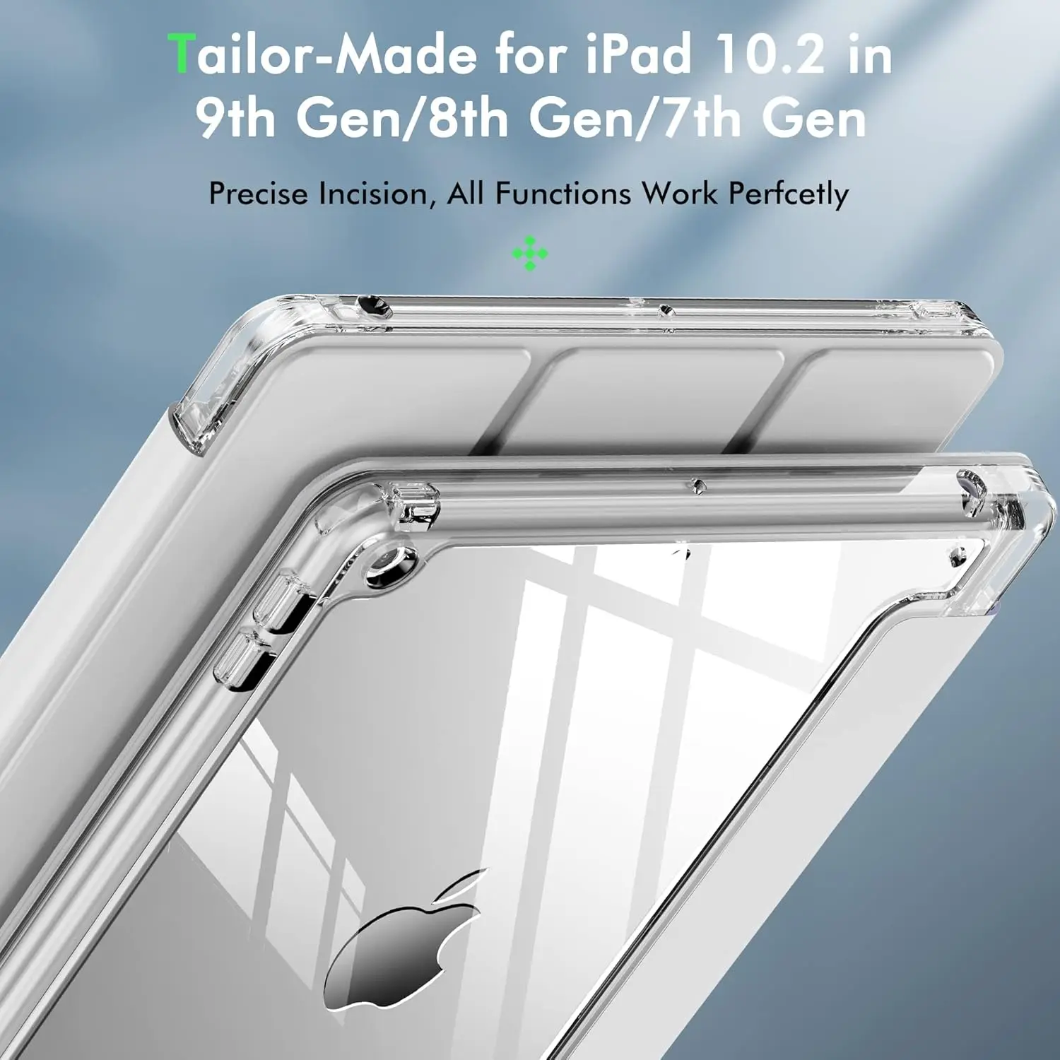 For 2025 iPad Air 11 6 Case iPad 10th Generation 11th A16 9th Cover Gen iPad Pro 11 4 5 10.9in 12.9 M2 M3 M4 Pencil Holder Case image 6