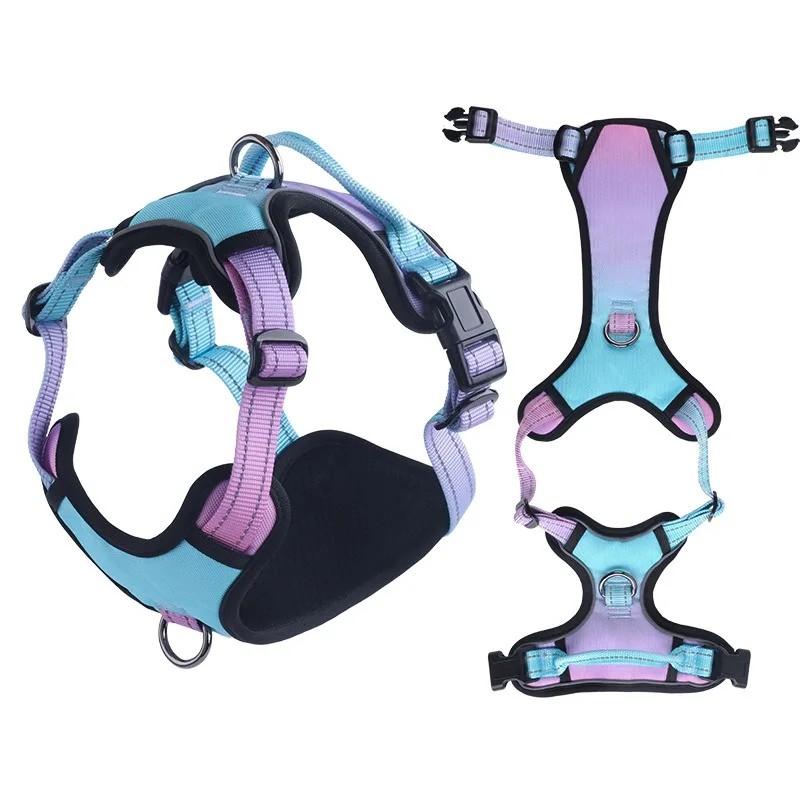 

Reflective Dog Harness No Pull Adjustable Dog Harness Vest Breathable Pet Harness For Small Medium Large Dog Pet Supplies