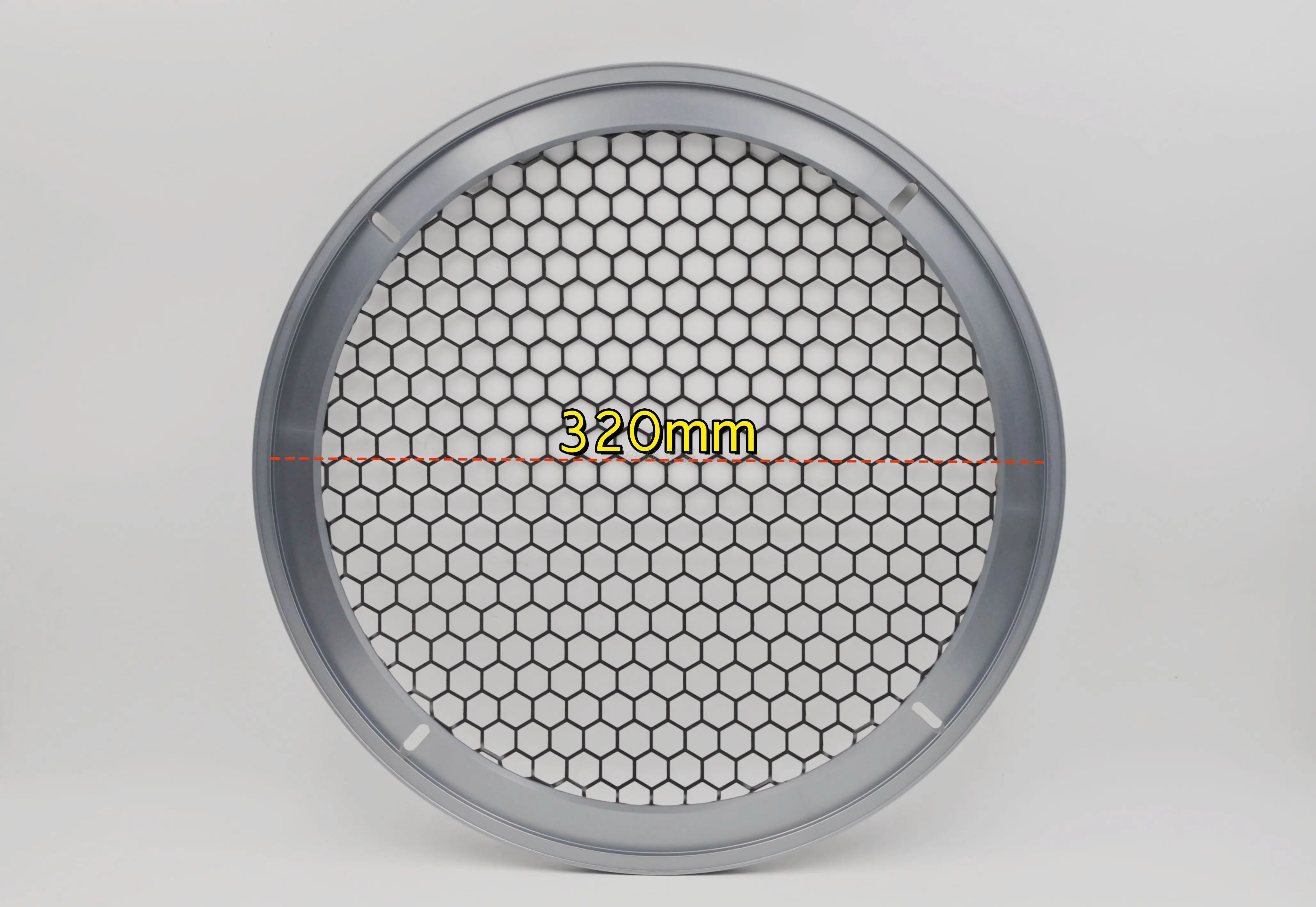8 10 12 Zoll Auto-Audio-Lautsprecher Aluminiumlegierungs-Gitterabdeckung Lautsprecher-Dekorationsgitter Subwoofer-Gitterabdeckung Lautsprecherzubehör – Detail 8