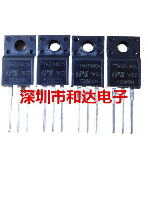 5pcs  FTA04N80A FTA03N80A  TO-220F