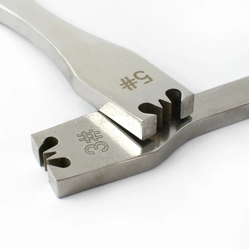 

1Pc 3# 5# Steel Alloy Zipper Tooth Removal Tool Zip Gear Remover Scoops Cutter Zips Pliers Hitting Board Leather Craft Accessory