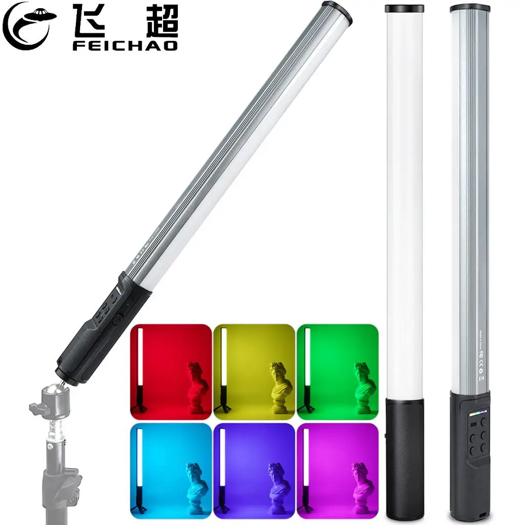 

W150RGB-II Selfie Stick Light Handheld RGB Light Tube Atmosphere LED Video Light with Tripod for Photography Video Live Vlogging