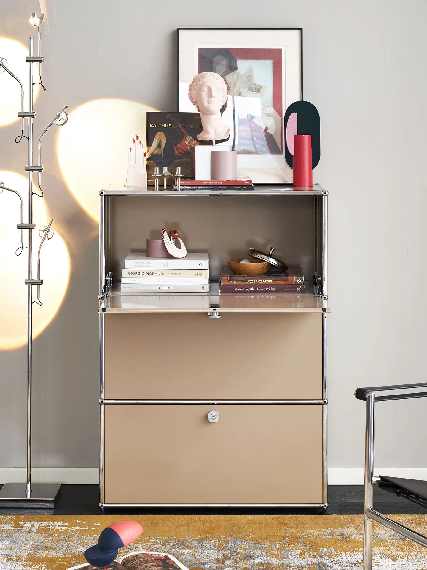 High cabinet chest of drawers / modern minimalist living room high cabinet storage cabinet / chest of drawers / HR