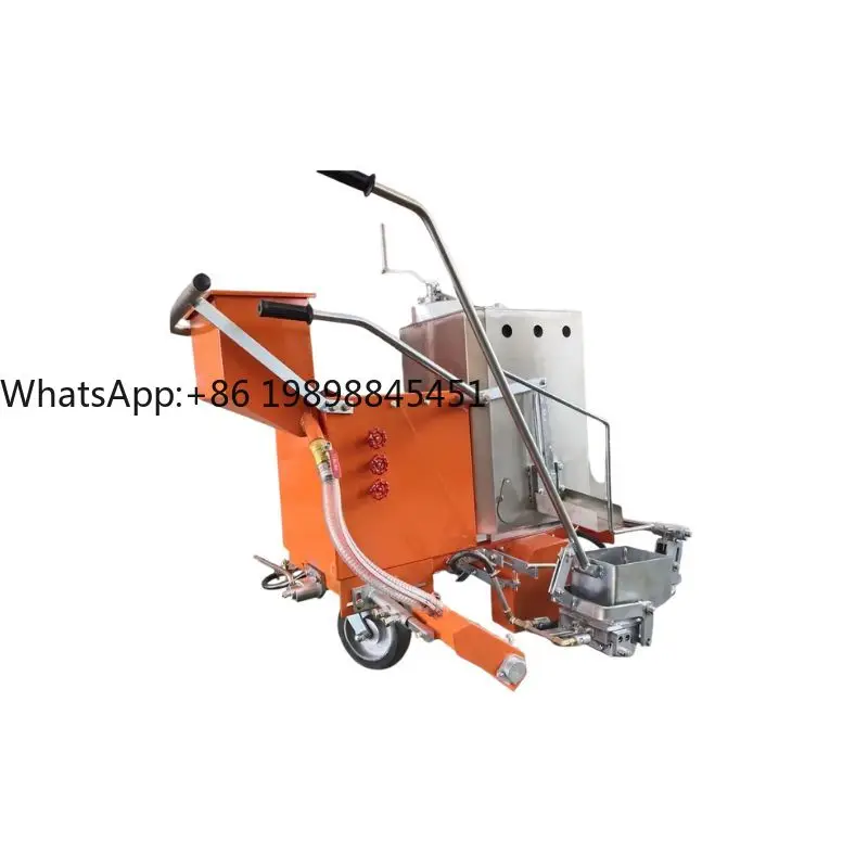 نظام الذوبان والعلامات المتكامل لحركة المرور الخفيفة، أداة وضع علامات على الطرق، آلة وضع علامات خط الطريق بالحرارة #1