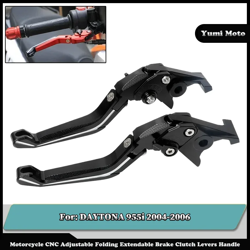 

NEW Motorcycle Folding Adjustable Brake Clutch Levers Handlebar For Triumph DAYTONA 955i 2004-2006