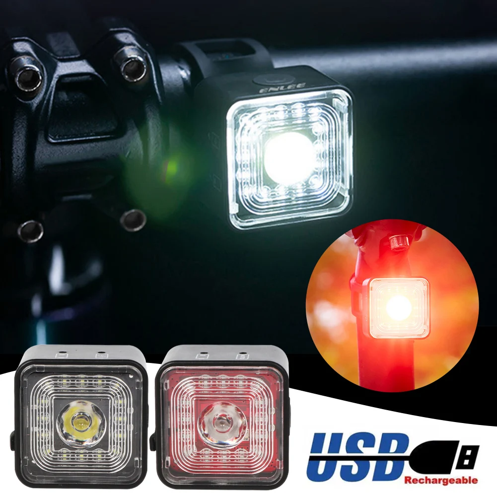 New Bike Smart Brake Sensing Front Or Rear Light 5 Gears Usb Charge Waterproof Bright Taillight Safety Warning Light Flashlight