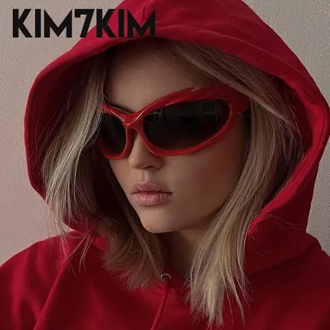 Y2k Spiked Goggles Sunglasses Women Men 2025 Trends Punk Sun Glasses For Male Retro 2000's Wrap Around Steampunk Sunglass Shades