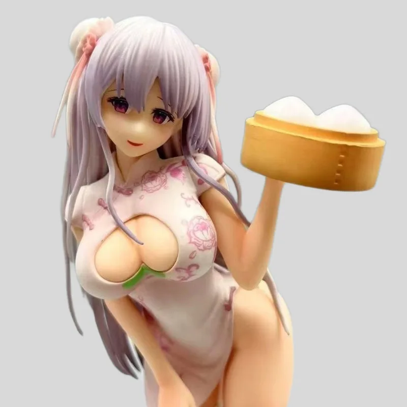 

Красивая девушка Uc Cheongsam для девочек, 100, украшения ручной работы, персиковая булочка для девочек, персиковая булочка, соус, аниме-модель, детский подарок на день рождения