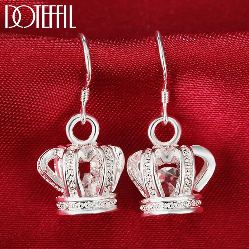 الزركون تاج إسقاط أقراط للنساء ، الزفاف و حفلة خطوبة ، موضة Charm مجوهرات ، AAA