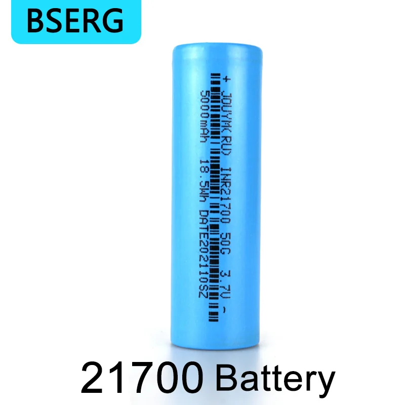 5000mAh 21700 بطارية 3.7 فولت 10C خلية طاقة تفريغ عالية