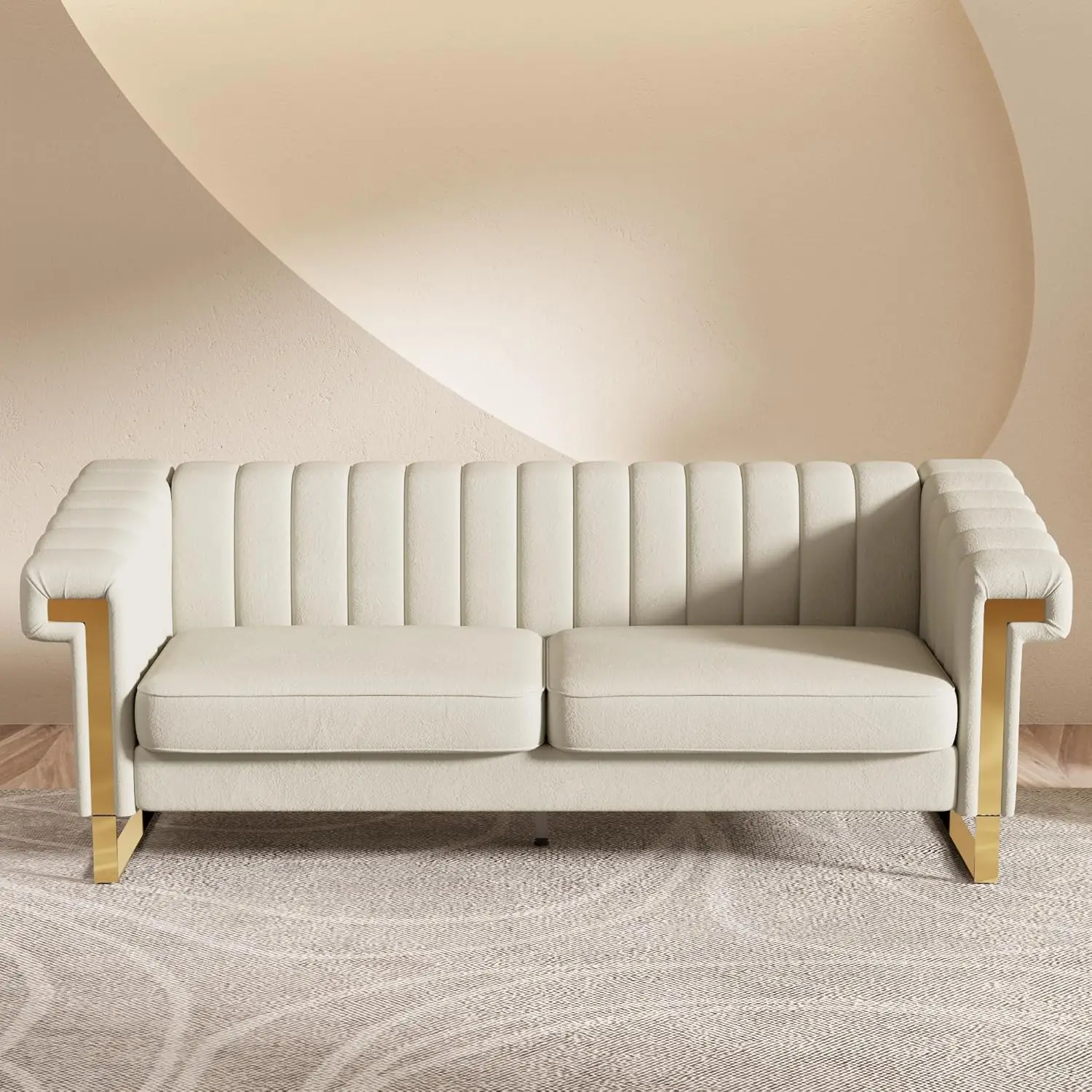 

Комплект из 1 велюрового дивана в стиле середины века для гостиной, элегантный диван-честерфилд с каретной стяжкой и возможностью индивидуального заказа