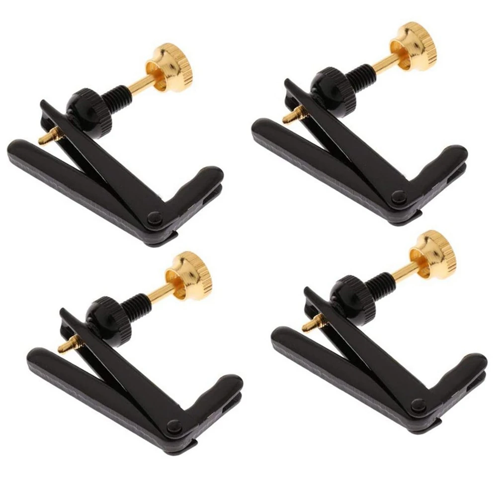 4Pack 3/4 4/4 Cello Fine Tuners Metal Adjuster Fine Tuner Cello