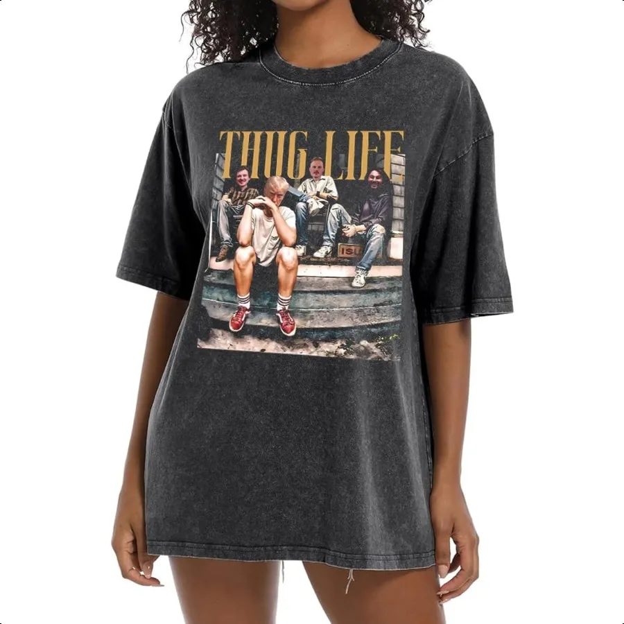 

Funny Trump Mugshot TShirt Vintage Thug Life Graphic T Shirt 2024 Trunnp Shirt