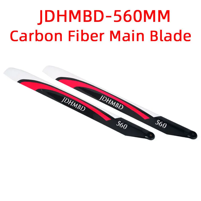 Jdhmbd Rc Helicopter Main Blade 360/380/420/510/560/690mm 470 Rc Helicopter Blade Carbon Fiber Tail Rotor Blade Main Rotor view 5