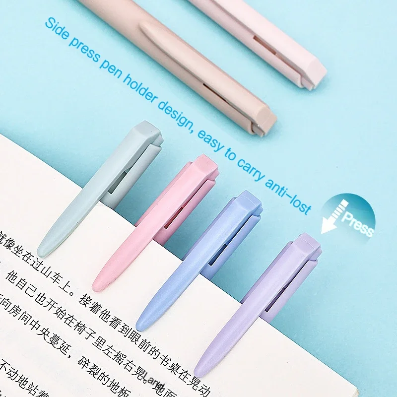 6Pcs 0.4mm Extra Fine Point Colored Pens Water-based Journal Planner Fineliner Color Gel Pen for Journaling Note Taking Writing