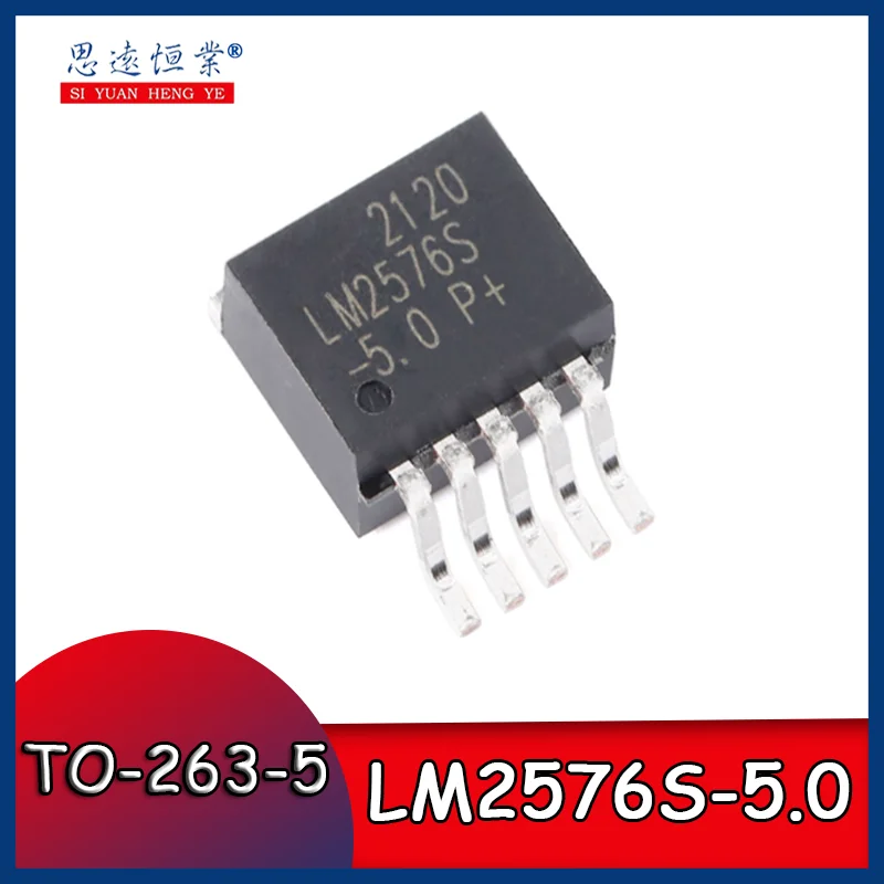 

10pcs Brand new original LM2576S-5.0 TO 263-5 5V/3A step-down DC-DC voltage regulator chip