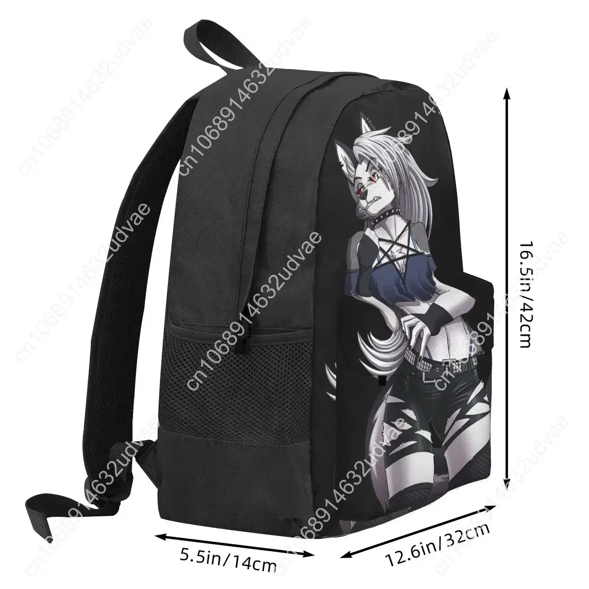 Helluva Boss Loona Backpacks Boys Girls Bookbag Children School Bags Cartoon Travel Rucksack Shoulder Bag Large Capacity