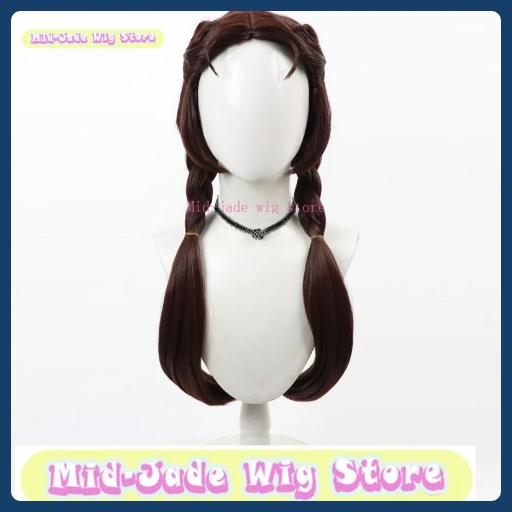 Peluca de jade medio tienda Identity V niña Dorothy Cosplay peluca Anime juego de rol pelo sintético accesorios de disfraces de Halloween