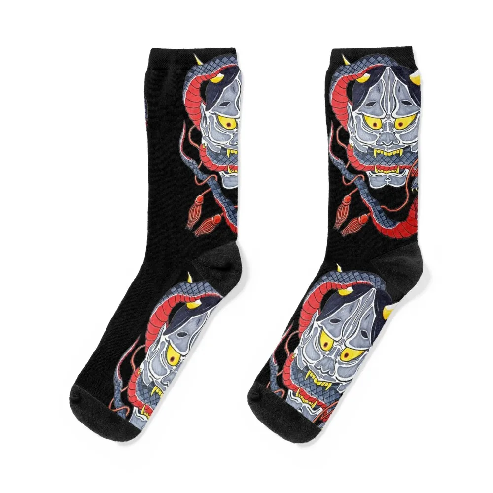 Hannya mask & Snake Socks